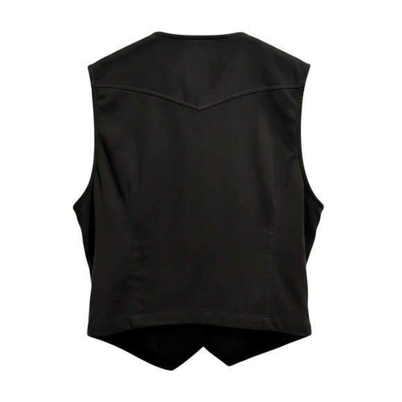 Black Fringe Vest by Hot Touch - Picture 2 of 7